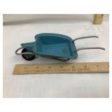 Playmaster Toy Pressed Steel Wheelbarrow, Rubber