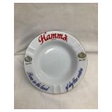 Hamm's Beer Ceramic Ashtray, 6 3/4' Diameter
