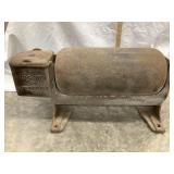 Hog Joy, Springfield ILL. Cast Iron Hog Oiler,