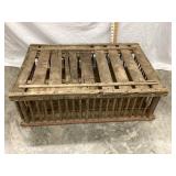 Wood Chicken Crate, NO SHIPPING, 11'T, 34 3/4'L,