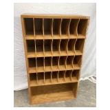 Wooden Letter/Post Office Cabinet by Gelder