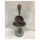 Glass 4 Cup Beater Jar w/ Beaters, Jar is 5