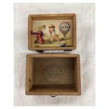Clark's Spool Cotton Box, 4'W, 3'D, 2 1/4'T,