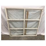 Wood 6-Pane Window, NO SHIPPING, 40'T,