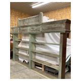 Primitive Painted General Store Back Counter Top,