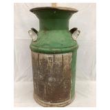 5 Gal. Galvanized Metal Cream/Milk Can, 19 1/2'T