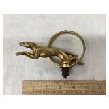 Greyhound Hood Ornament, 5'W