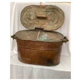 Cream City Copper Boiler w/ Lid, 26'L & Lid, NO