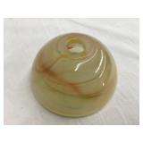 Slag Glass Lamp Part, 3 1/2'Diameter