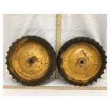 (2) Eska Co. Dubuque IA Pedal Tractor Tires