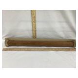 Primitive Wooden Towel Bar, 21 1/2' W