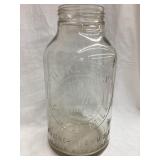 Horlick's Malted Milk Embossed Bottle, 10 1/2'T
