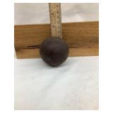 Iron 'Cannonball', 2 1/2' Diameter