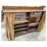 Primitive Wooden Shelving Unit, 55'T, 79'W, 14