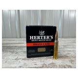 10 Rounds Herterï¿½s Brass Case .338 Lapua Mag.