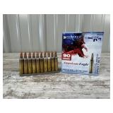 90 Rounds American Eagle 5.56 x 45 MM FMJ Clipped