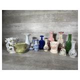 Assortment of vases