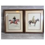 (2)Frederic Remington Paintings