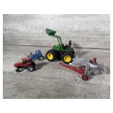 Toy tractors John Deer, International, Ford