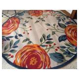 94 inch round rug