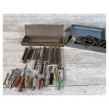 Chisels and drill