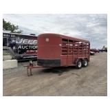 2001 16ft Corn Pro Livestock Trailer