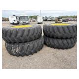 4 - Firestone 520/85R38 Tires and Rims