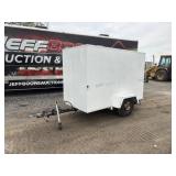Enclosed 8x4ft trailer With Ramp (No Title)