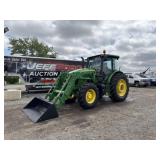 2020 John Deere 6135E Loader Tractor