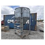 Bulk Feed Bin with Cage.
