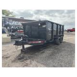 2025 ED Trailers 14ft Dump Trailer