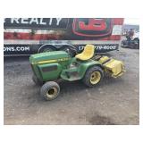 John Deere 212 Garden Tractor w/ Roto Tiller