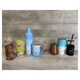 Tumblers, glasses