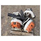 Skid of Stihl Blowers