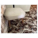 Lamp and footstool