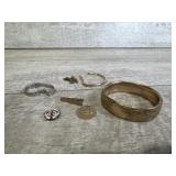 Gold plated pieces