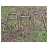 Old grapple hooks