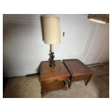 2 End Tables, Lamp