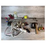 Screwdrivers, Hammer, Extension Cords, E