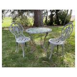 *OUTDOOR* Metal Cafe Set