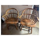 Wooden Dining Chairs (2)