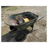 Wheel Barrel with Utility Lights