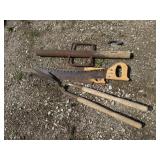 Hand Saws, Post Hole Driver,