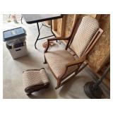 Rocking Chair with Foot Rest