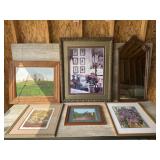 Landscape, Decorative Pictures, and a Mirror