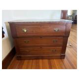 3 Drawer Dresser with Marble Top