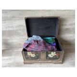 Chest with Blankets