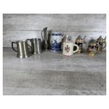 Steins from Germany, Holland and Metal Steins
