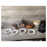 Royal Dutton Plates, Tins, Bird House