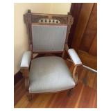 Wood carved chair